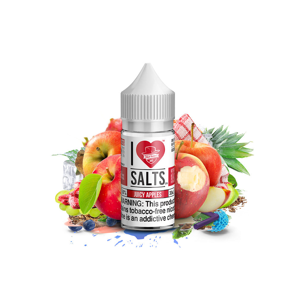 I Love Salts TFN Salt Series E-Liquid 30mL Juicy Apple bottle