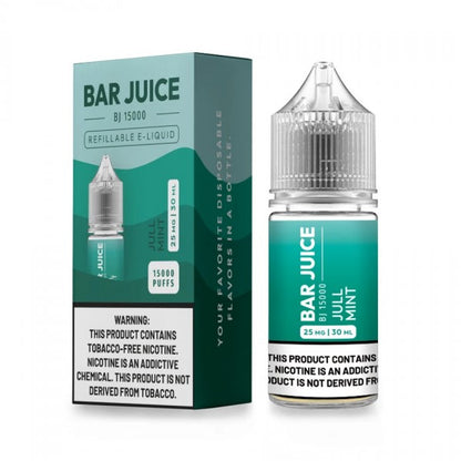 Bar Juice BJ15000 Salt Series E-Liquid 30mL (Salt Nic) | Jull Mint with Packaging
