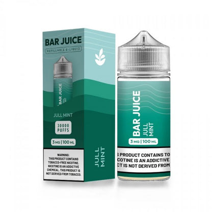 Bar Juice BJ30000 E-Liquid 100mL (Freebase) |  Jull Mint with Packaging