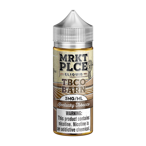 TBCO Barn by MRKT PLCE E-Liquid 100mL (Freebase) | Kentucky Tobacco