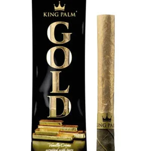 KING PALM REAL LEAF ROLLS MINI GOLD - VANILLA