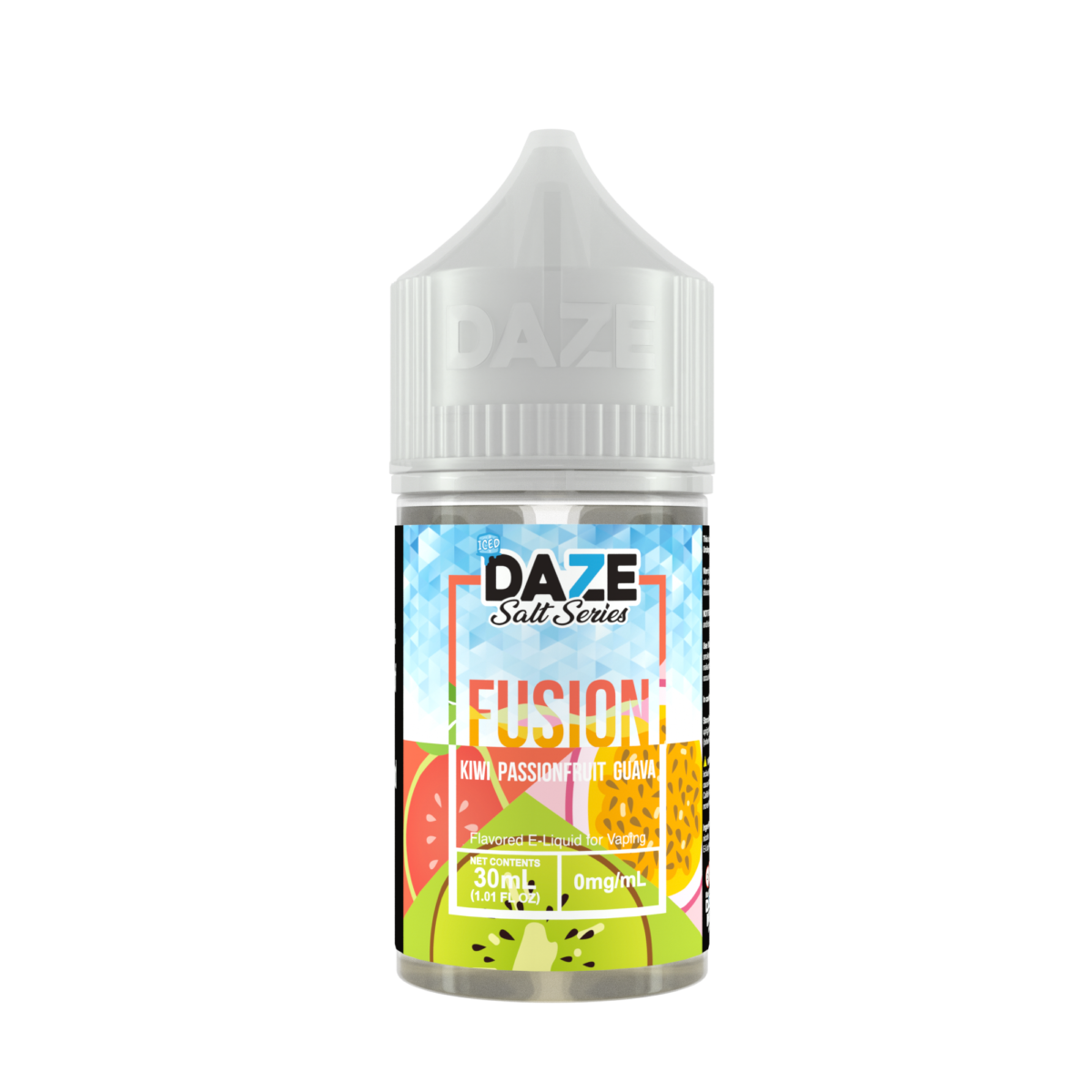 7Daze Fusion Salt Series E-Liquid 30mL (Salt Nic) | Kiwi Passionfruit Guava Iced