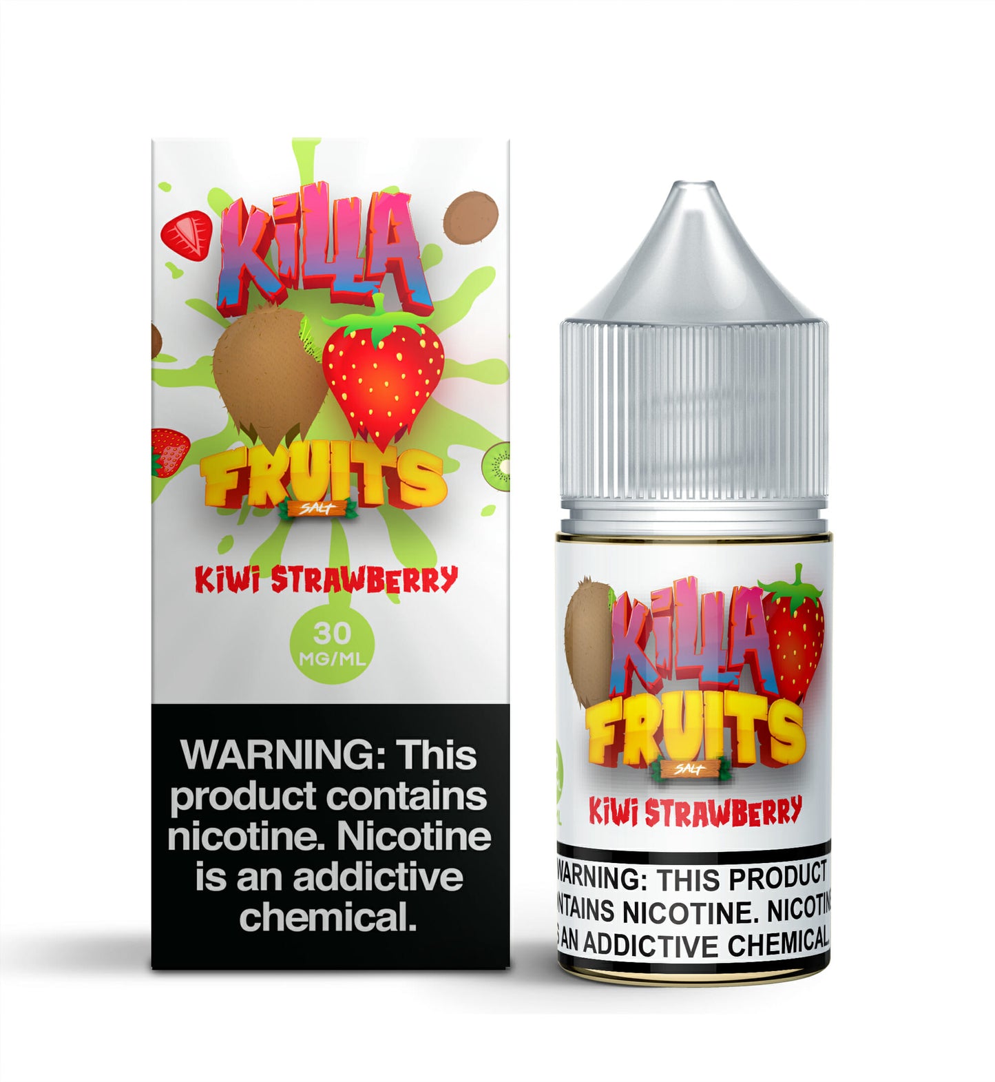 Killa Fruits Salt Series E-Liquid 30mL (Salt Nic) | Kiwi Strawberry with packaging