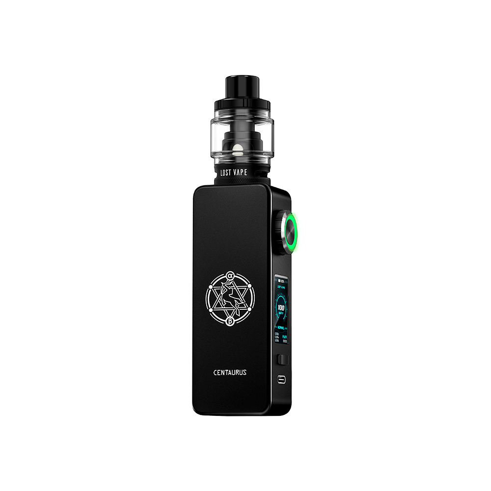 Lost Vape Centaurus M100 Box Mod Starter Kit (Sub Coo Tank Edt) | Knight Black