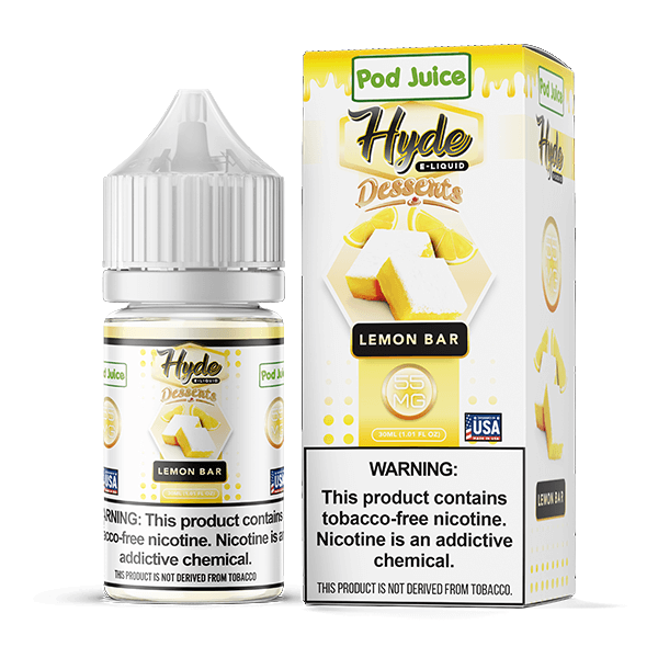 Pod Juice Hyde Salt Series E-Liquid 30mL | Lemon Bar with packaging