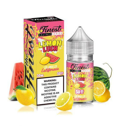 Finest Salt Series E-Liquid 30mL (Salt Nic) | Lemon Lush with Packaging