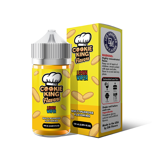 Drip More – Flavor Concentrate Shots | 90mL Lemon Wafer with Packaging