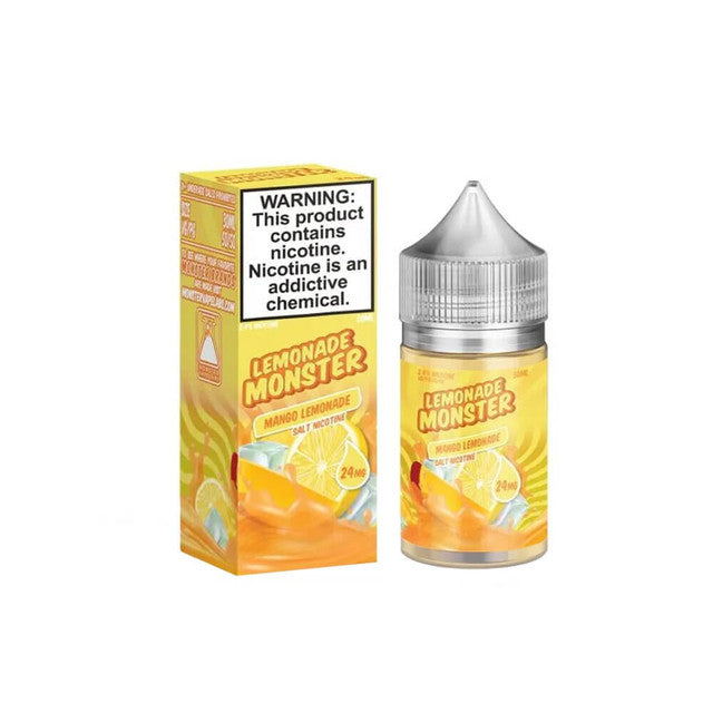 Jam Monster Salt Series E-Liquid 30mL Lemonade Mango Lemonade with packaging