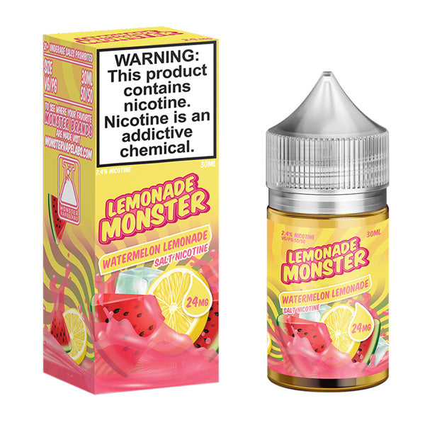 Jam Monster Salt Series E-Liquid 30mL Lemonade Watermelon Lemonade with packaging