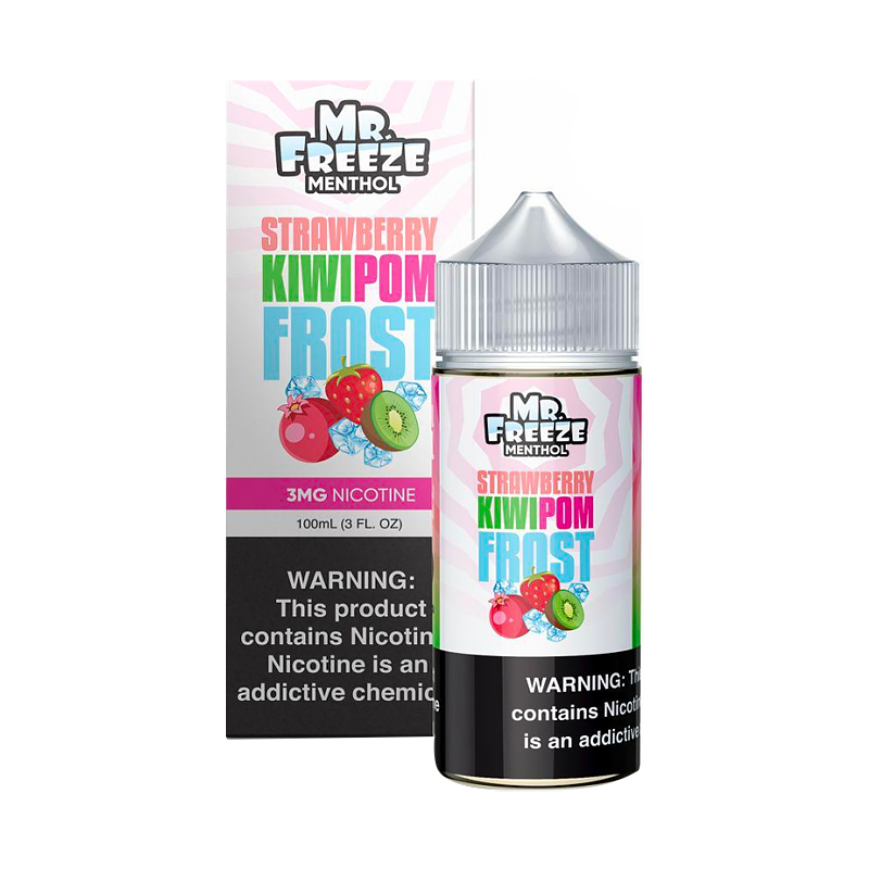 Mr. Freeze 60mL Strawberry Kiwi Pom with Packaging