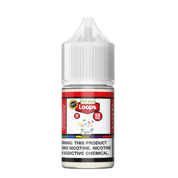 Pod Juice Salt Series E-Liquid 30mL Loops bottle