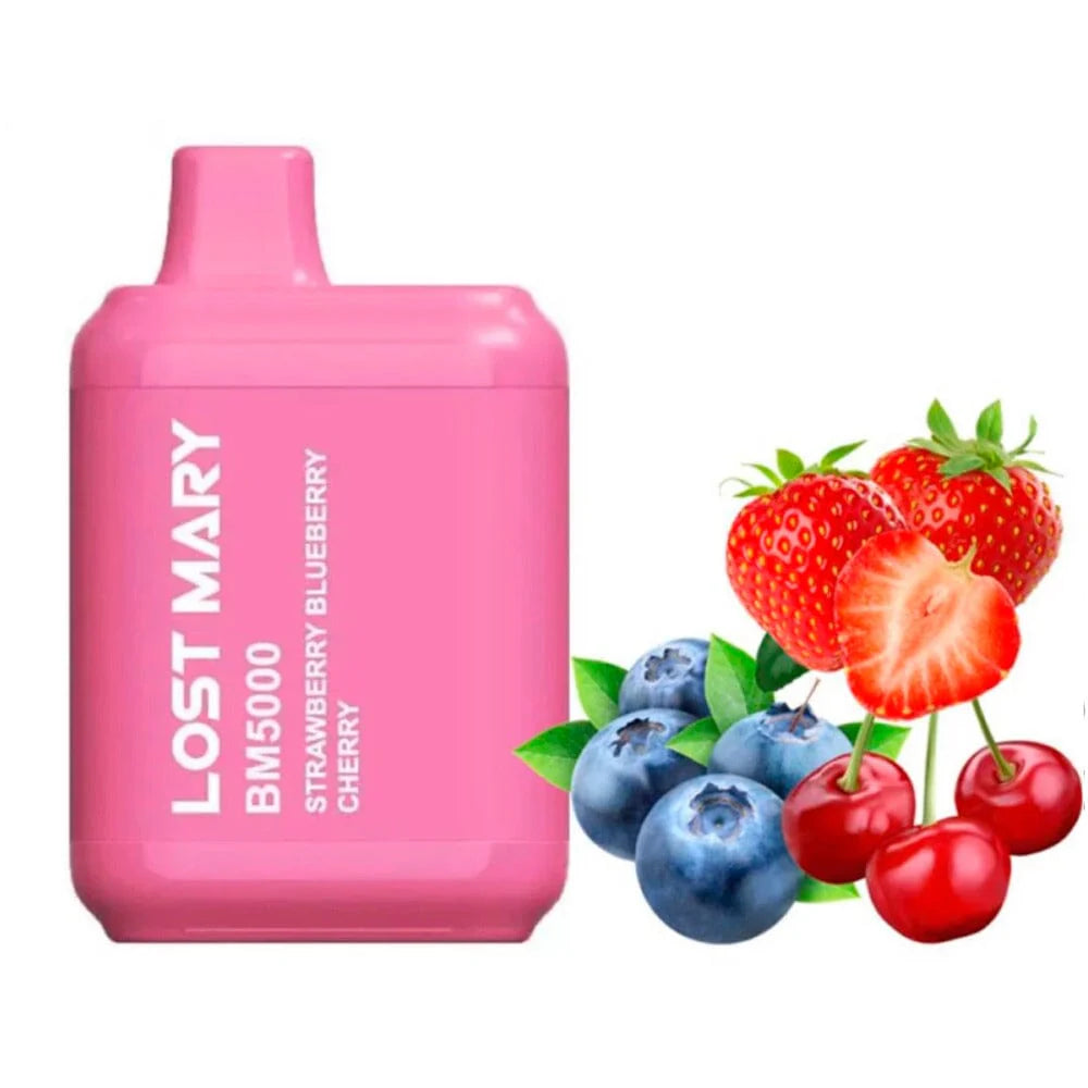 Lost Mary BM5000 5000 Puff 14mL 30mg - Strawberry Blueberry Cherry