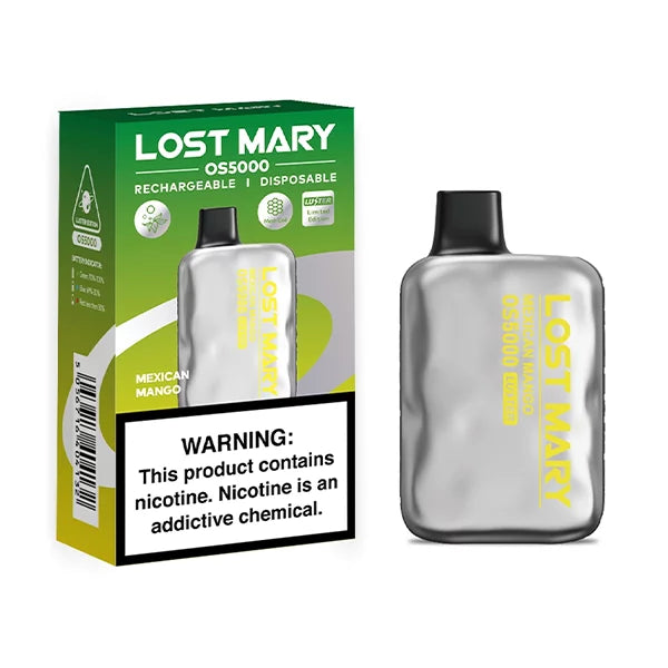 Lost Mary Bar Os 5000 5% - mexicana_mango - with packaging