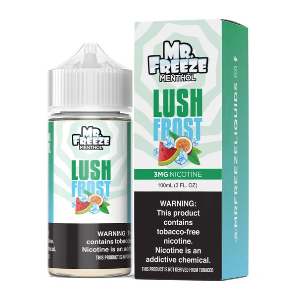 Mr. Freeze TFN Series E-Liquid 100mL (Freebase) | 3mg Lush Frost with packaging