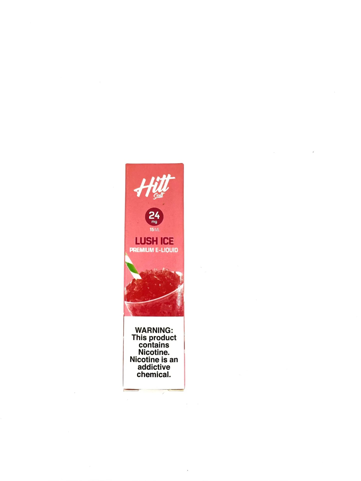 Hitt Salt Series E-Liquid 15mL | 24mg | Lush Ice with packaging