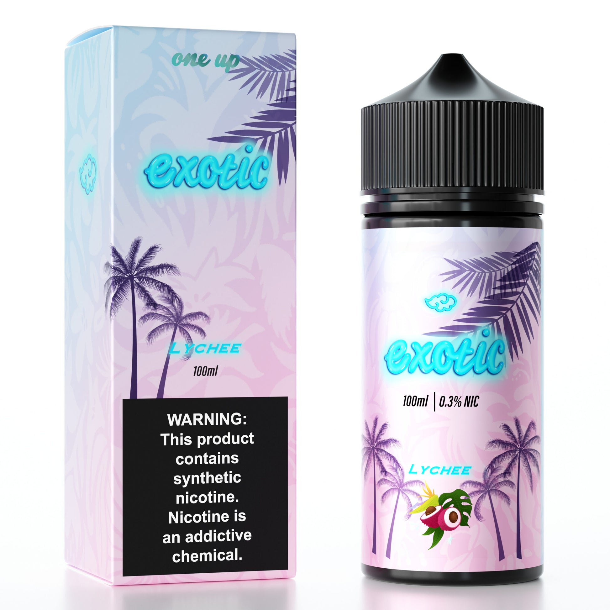 One Up TFN E-Liquid | 100mL (Freebase) Lychee With Packaging