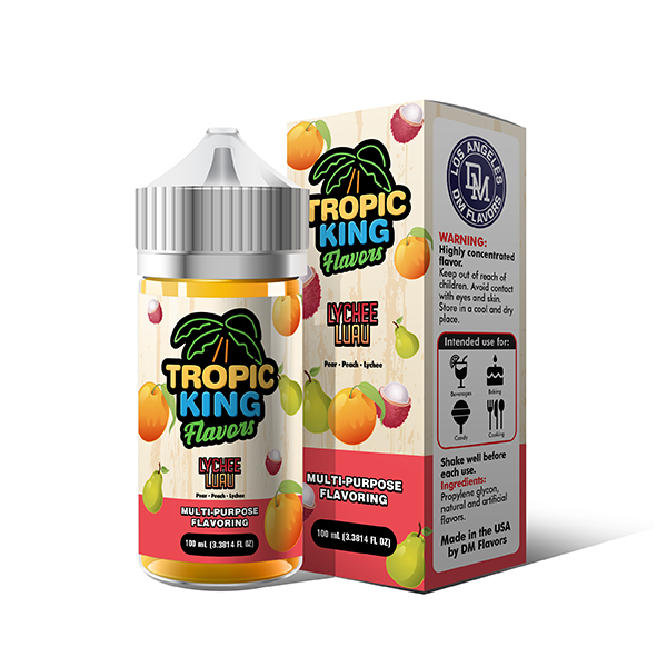 Drip More – Flavor Concentrate Shots | 90mL Lychee Luau with Packaging