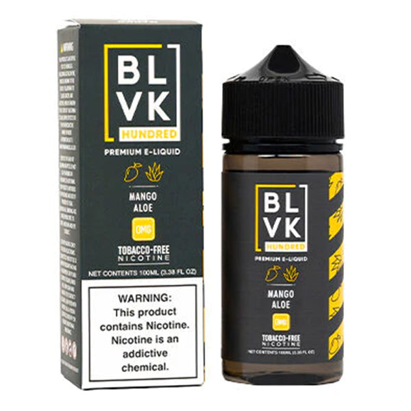 BLVK TFN Series E-Liquid 100mL (Freebase) | Mango Aloe with packaging