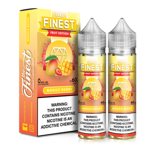 Fruit by Finest E-Liquid x2-60mL Mango Berry with packaging