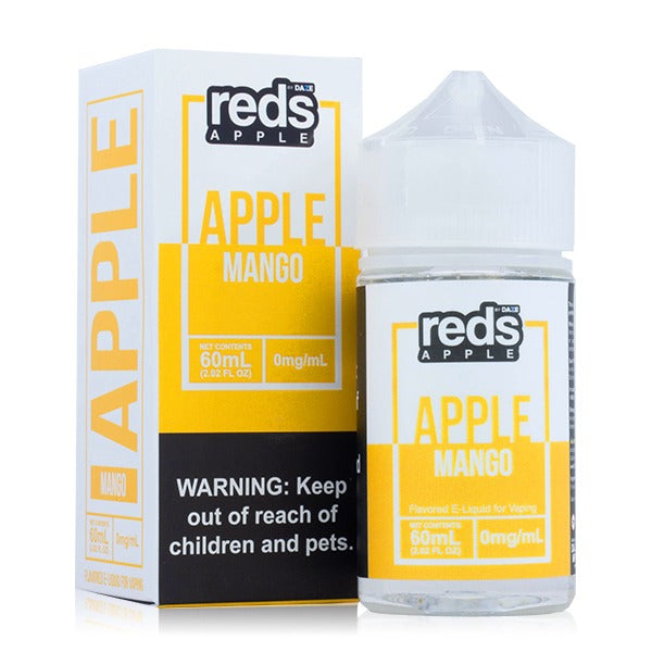 Reds Apple Series E-Liquid 60mL (Freebase) Mango with Packaging