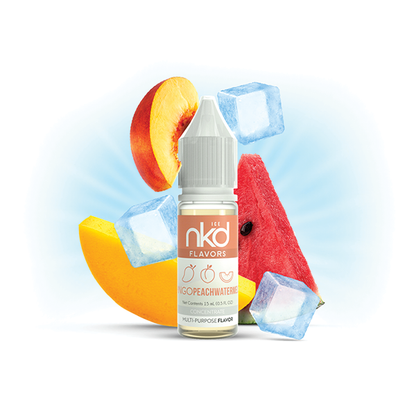 NKD Flavor Concentrate 15mL Mango Peach Watermelon Ice bottle