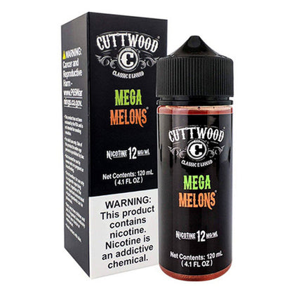 Cuttwood Series E-Liquid 120mL Mega melons with packaging