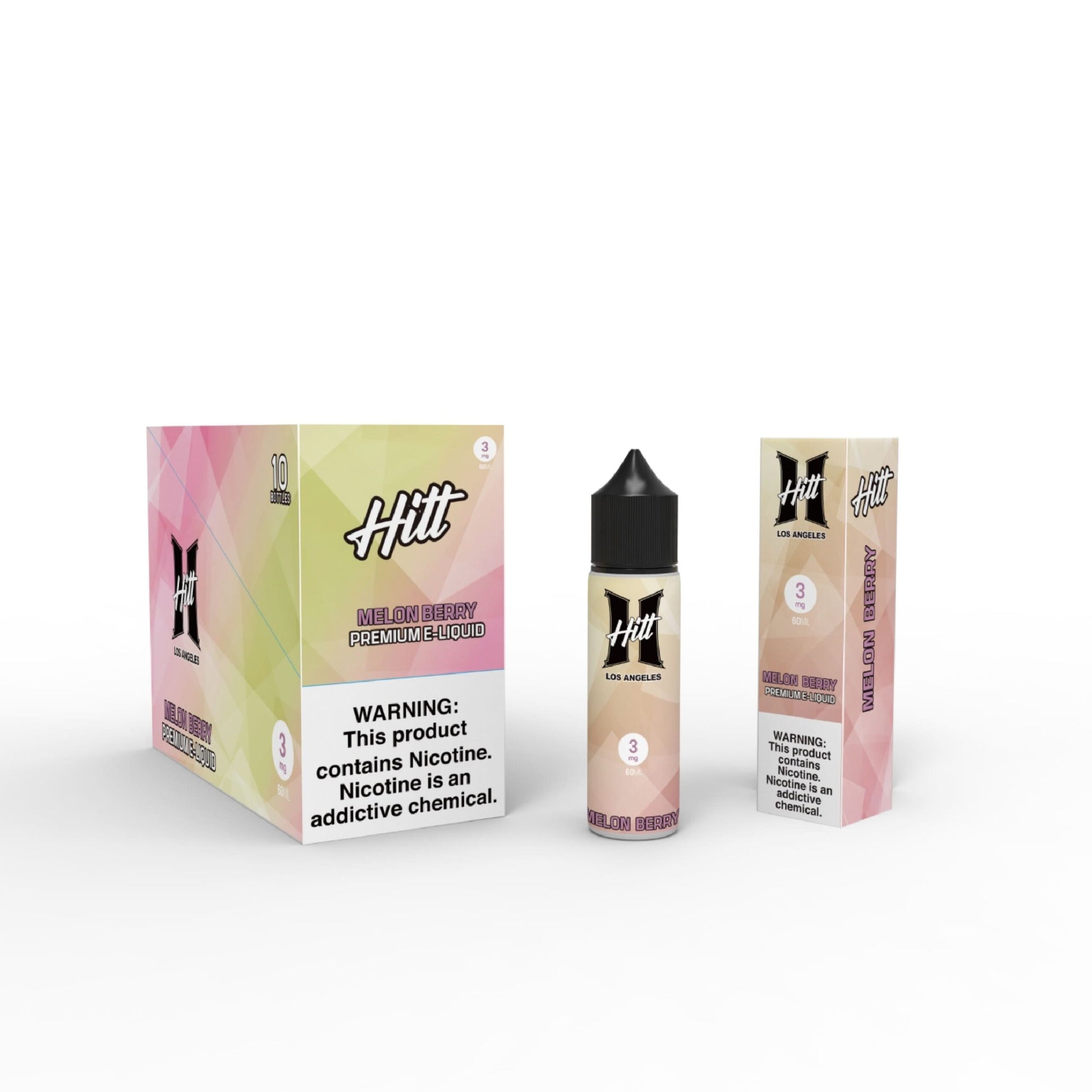 Hitt Los Angeles 60mL (Freebase) |  Melon Berry with Packaging