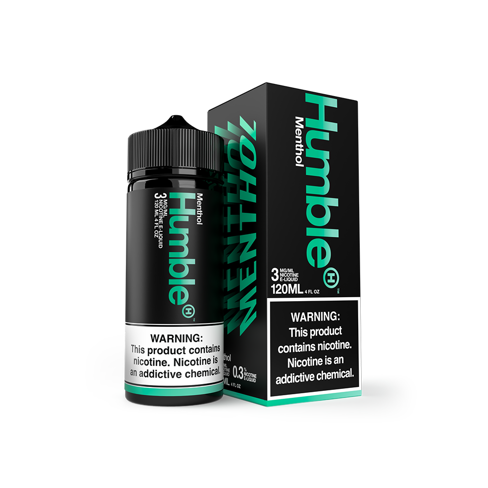 Humble TFN Series E-Liquid 120mL (Freebase) Menthol with packaging