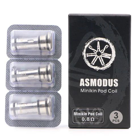 Asmodus Minikin Pod Coil 3pcs 0.8ohm with Packaging