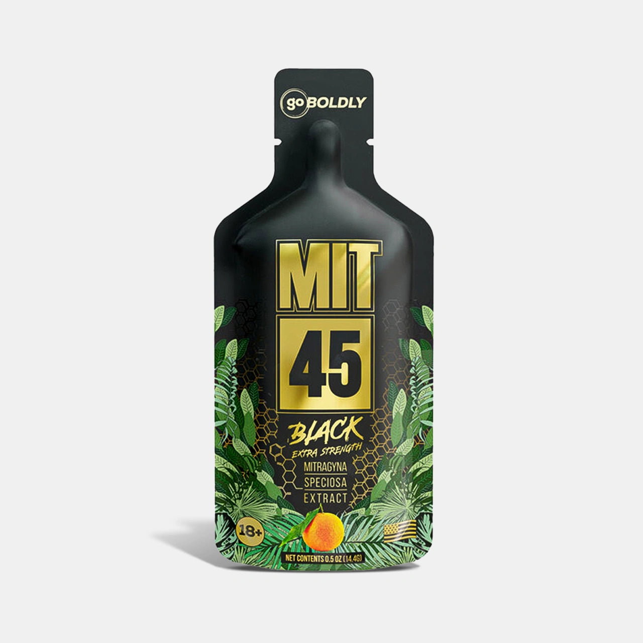 MIT45 Mitgo Black Extra Strength Kratom Extract 0.5oz Gel | 12pk