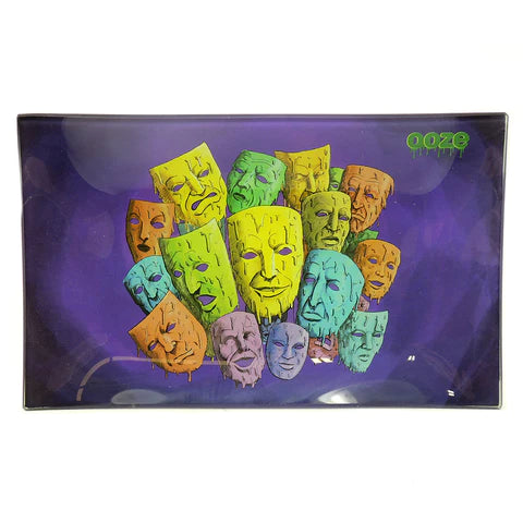 Ooze Glass Rolling Tray | Medium | Mood Swings