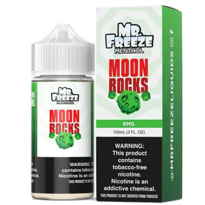 Mr. Freeze TFN Series E-Liquid 100mL (Freebase) Moon Rocks with packagingMr. Freeze TFN Series E-Liquid 100mL (Freebase) | Moon Rocks with packaging