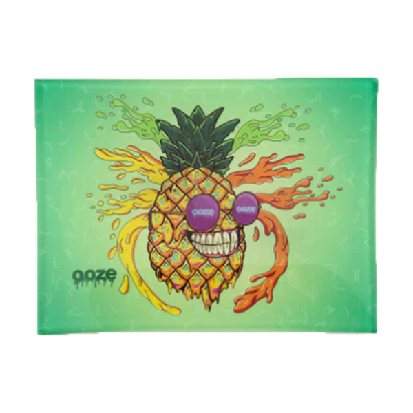 Ooze Glass Rolling Tray | Small Mr.Pineapple
