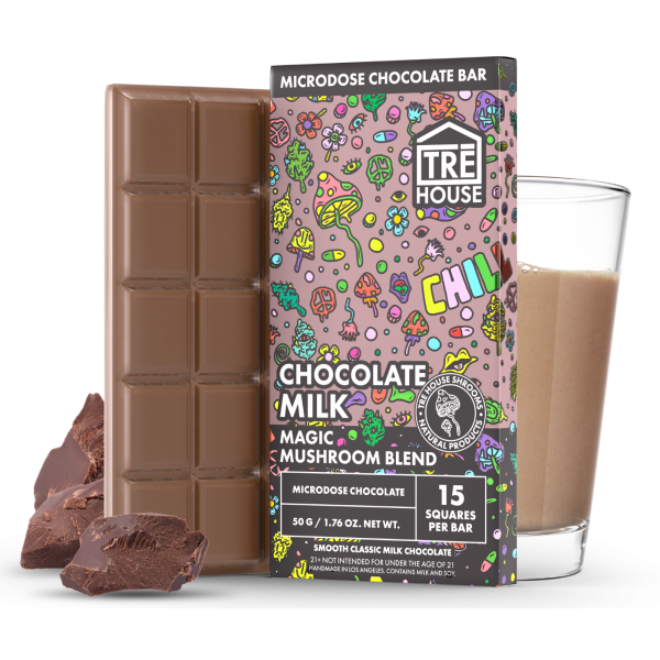 Tre House Microdose Chocolate 10Ct Chocolate Milk
