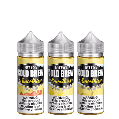 Nitro’s Cold Brew Smoothies Series E-Liquid 100mL (Freebase) Group Photo