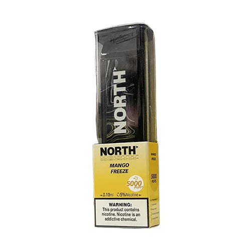 North Disposable 5000 Puffs 10mL 50mg | MOQ 10 | Mango Freeze with packaging