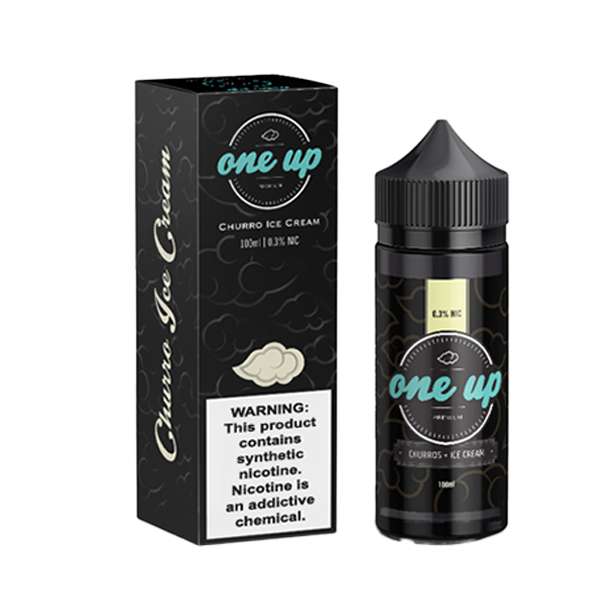 One Up TFN E-Liquid | 100mL (Freebase) Churro Ice Cream With Packaging