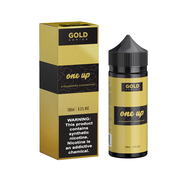 One Up TFN E-Liquid | 100mL (Freebase) Strawberry Cheesecake With Packaging
