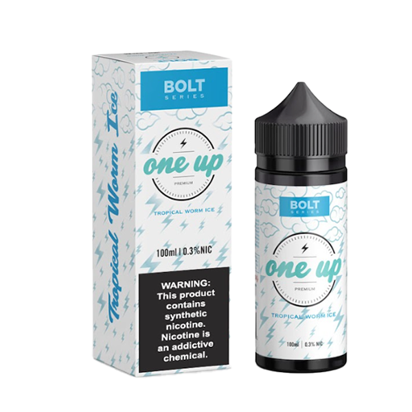 One Up TFN E-Liquid | 100mL (Freebase) Tropical Worm Ice With packaging