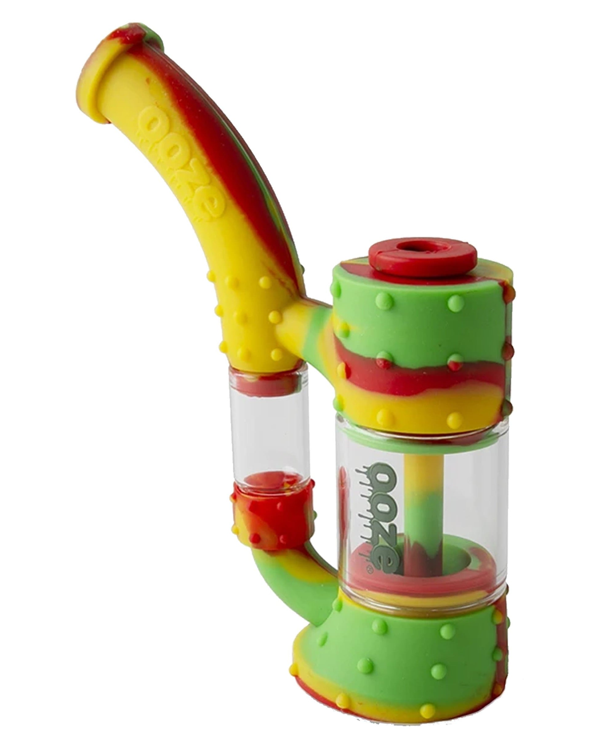 OOZE STACK PIPE SILICONE BUBBLER - Rasta