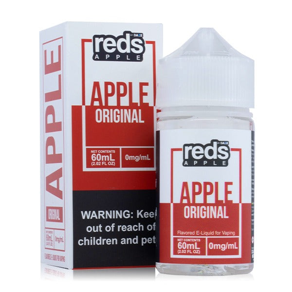 Reds Apple Series E-Liquid 60mL (Freebase) Original with Packaging