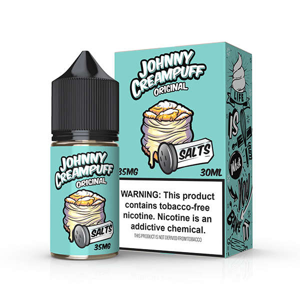 Tinted Brew Johnny Creampuff TFN Salt Series E-Liquid 30mL | 35mg Original with Packaging