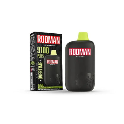 Aloha Sun Rodman Disposable 9100 Puffs 16mL 50mg | MOQ 10 | Overtime with Packaging