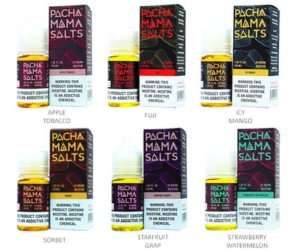 Pachamama TFN Salt Series E-Liquid | 30mL (Salt Nic) Group Photo