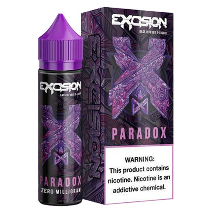 Excision Series E-Liquid 60mL (Freebase) 0mg Paradox with Packaging