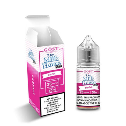 The Milk House Salt Series E-Liquid 30mL (Salt Nic) | Parfait with packaging