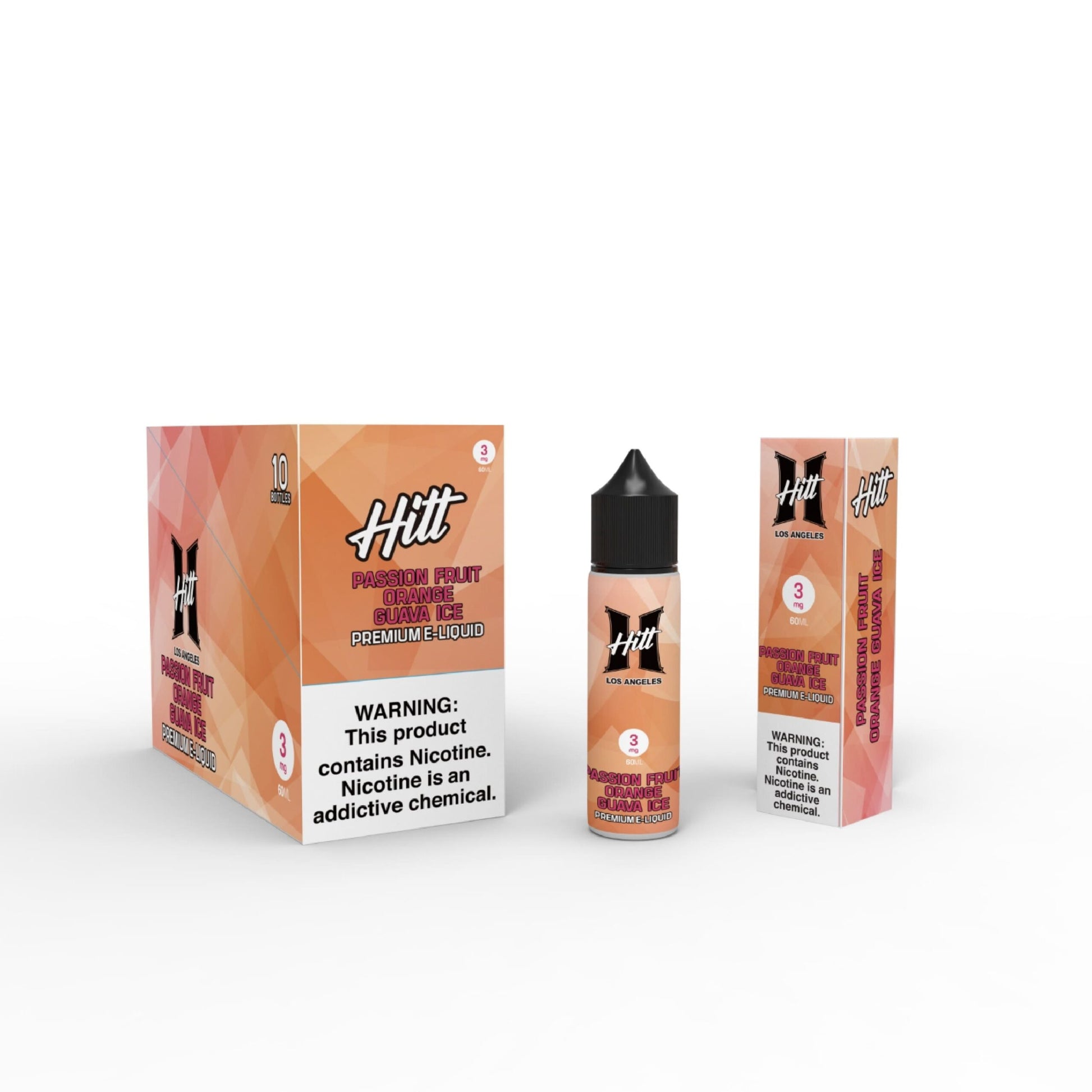 Hitt Los Angeles 60mL (Freebase) | Passionfruit Orange with Packaging