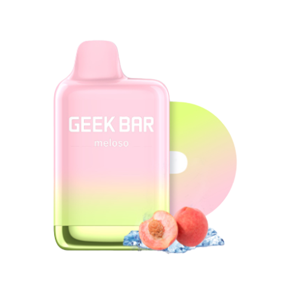 Geek Bar Meloso Max Disposable 9000 Puffs 14mL 50mg | MOQ 5 Peach Ice
