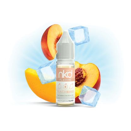 NKD Flavor Concentrate 15mL Peach mango ice bottle