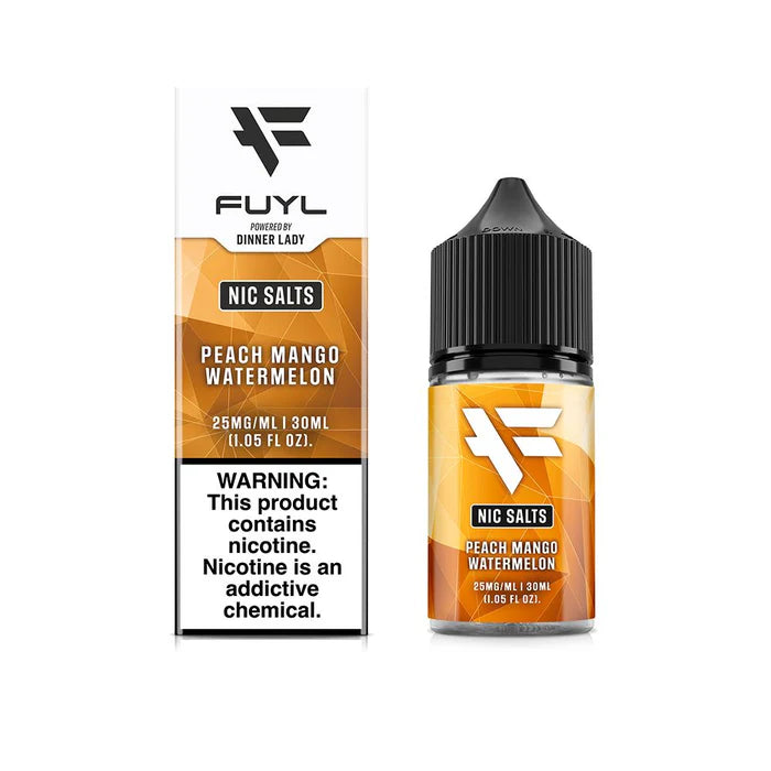 Fuyl Series E-Liquid 30mL (Salt Nic)  Peach Mango Watermelon with packaging